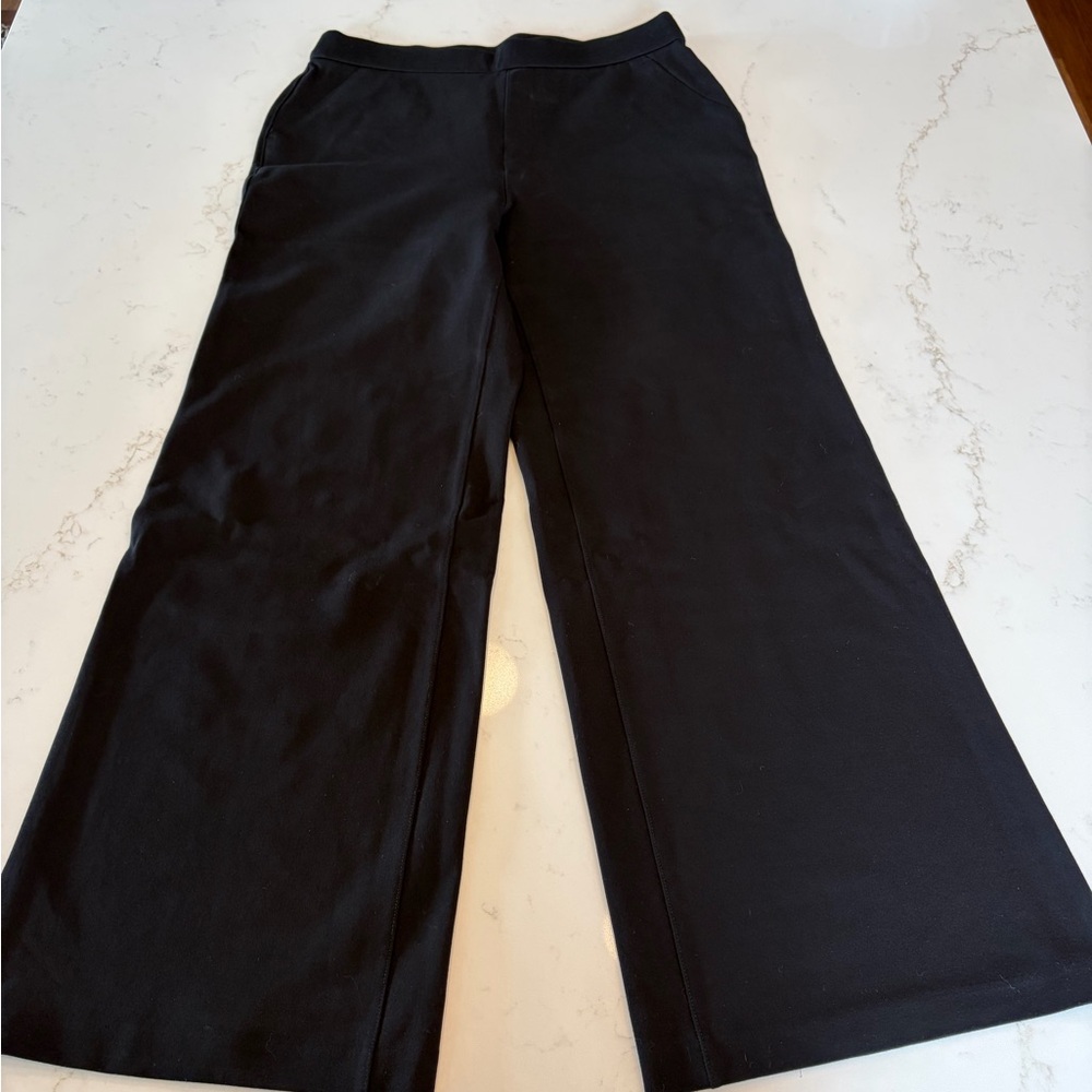 SPANX Black Leggings with Red Brand Tag